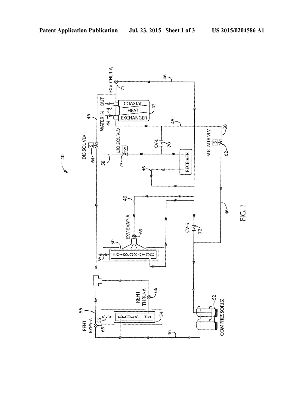 Heat Pump Non-Reversing Valve Arrangement - diagram, schematic, and image 02