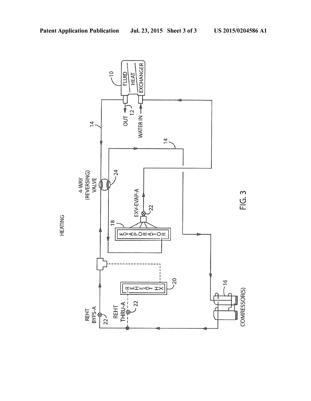 Heat Pump Non-Reversing Valve Arrangement - diagram, schematic, and image 04