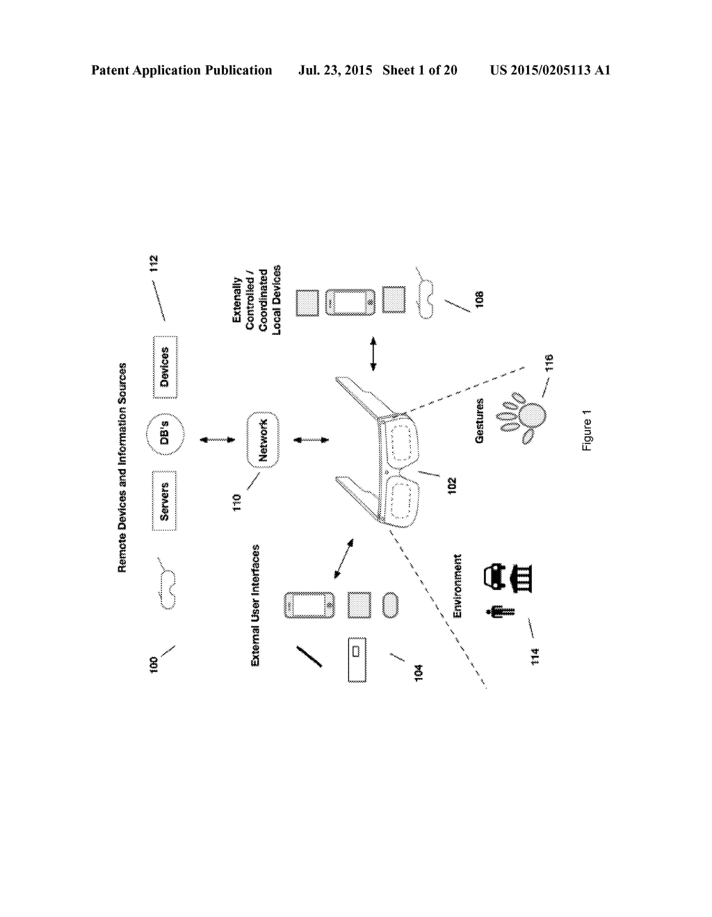 OPTICAL CONFIGURATIONS FOR HEAD WORN COMPUTING - diagram, schematic, and image 02