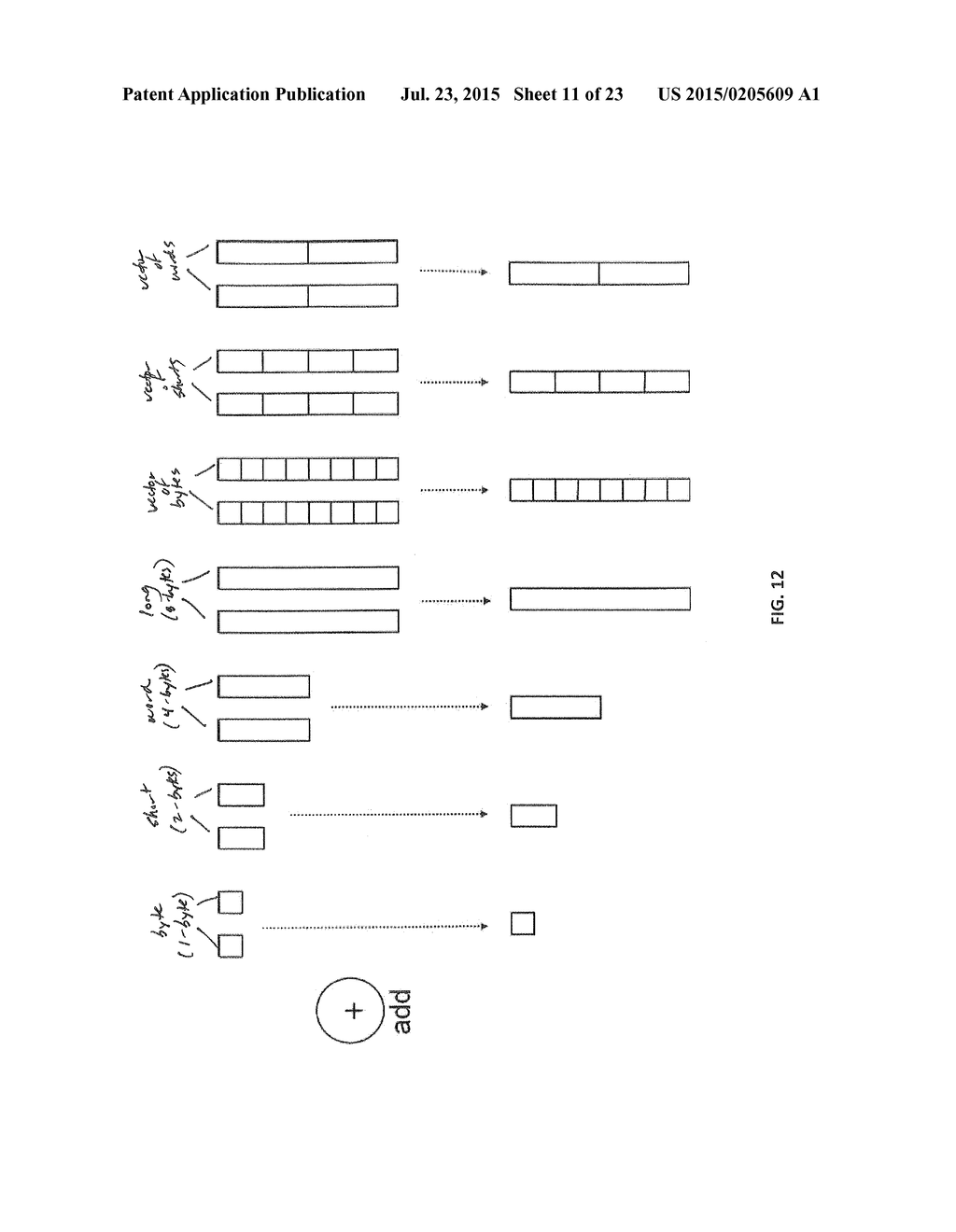 Computer Processor Employing Operand Data With Associated Meta-Data - diagram, schematic, and image 12