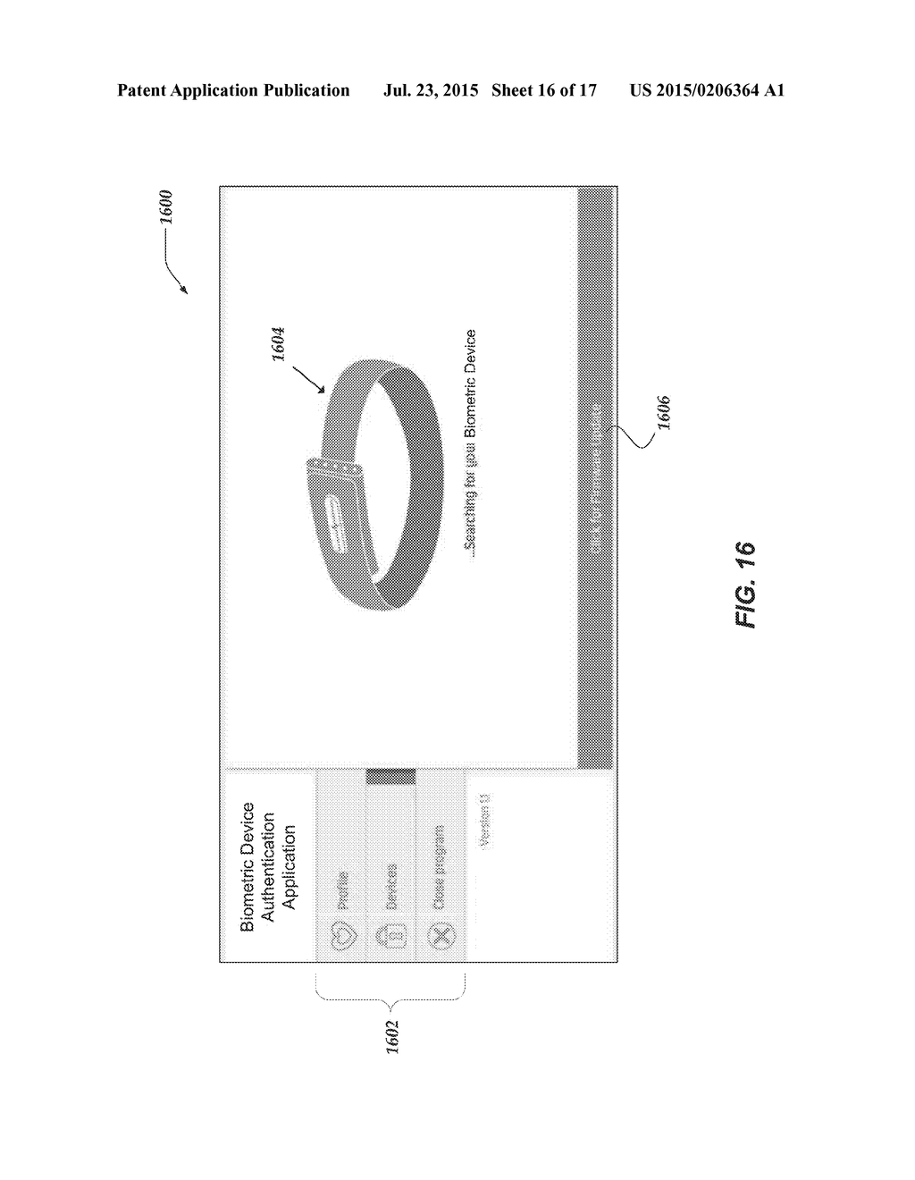 PREAUTHORIZED WEARABLE BIOMETRIC DEVICE, SYSTEM AND METHOD FOR USE THEREOF - diagram, schematic, and image 17