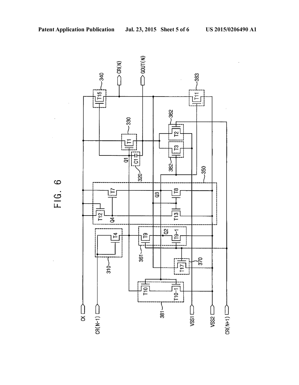 GATE DRIVING CIRCUIT AND DISPLAY APPARATUS INCLUDING THE SAME - diagram, schematic, and image 06