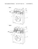 CURRENT TRANSFORMER HAVING AN AUTOMATIC SHORT-CIRCUIT DEVICE diagram and image