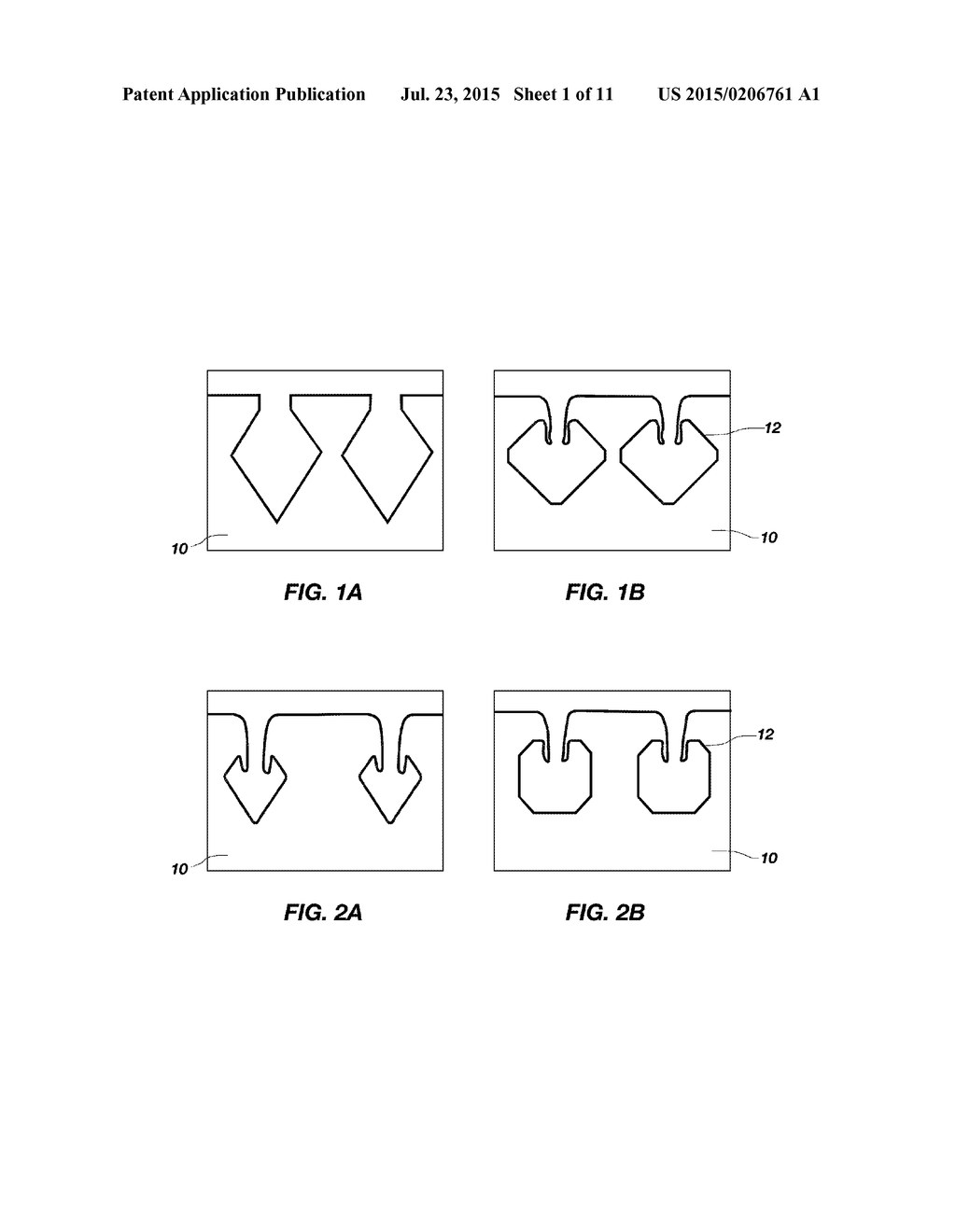 METHODS OF FORMING SINGLE CRYSTAL SILICON STRUCTURES - diagram, schematic, and image 02