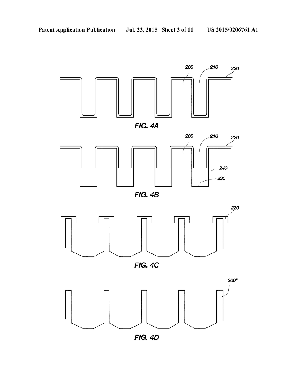 METHODS OF FORMING SINGLE CRYSTAL SILICON STRUCTURES - diagram, schematic, and image 04