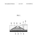 THIN FILM TRANSISTOR AND DISPLAY DEVICE diagram and image