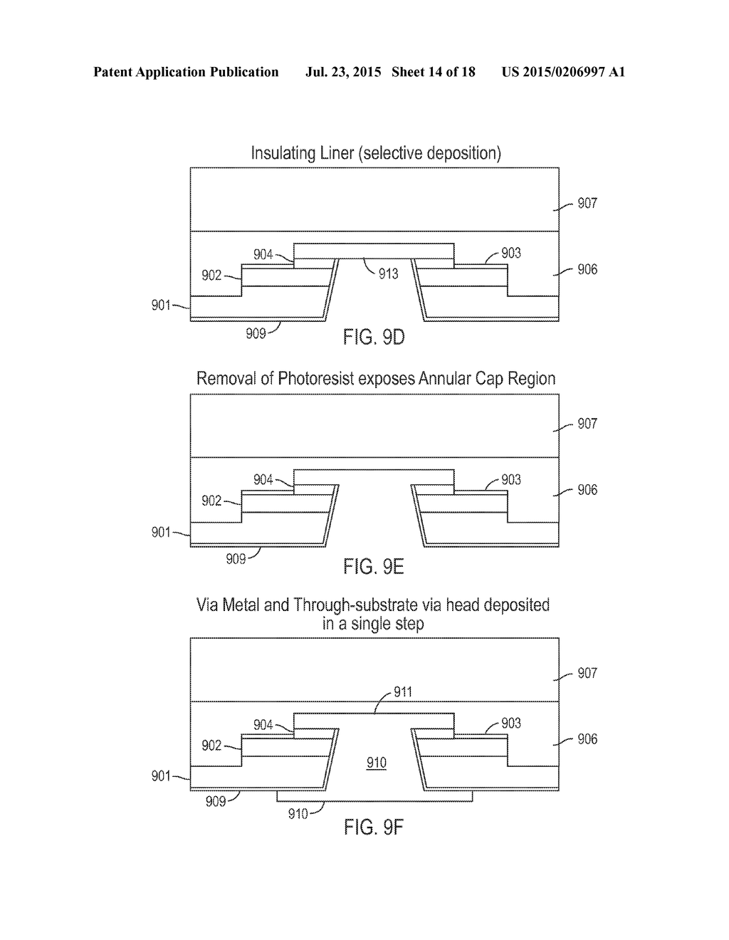 MULTI-JUNCTION SOLAR CELLS WITH RECESSED THROUGH-SUBSTRATE VIAS - diagram, schematic, and image 15