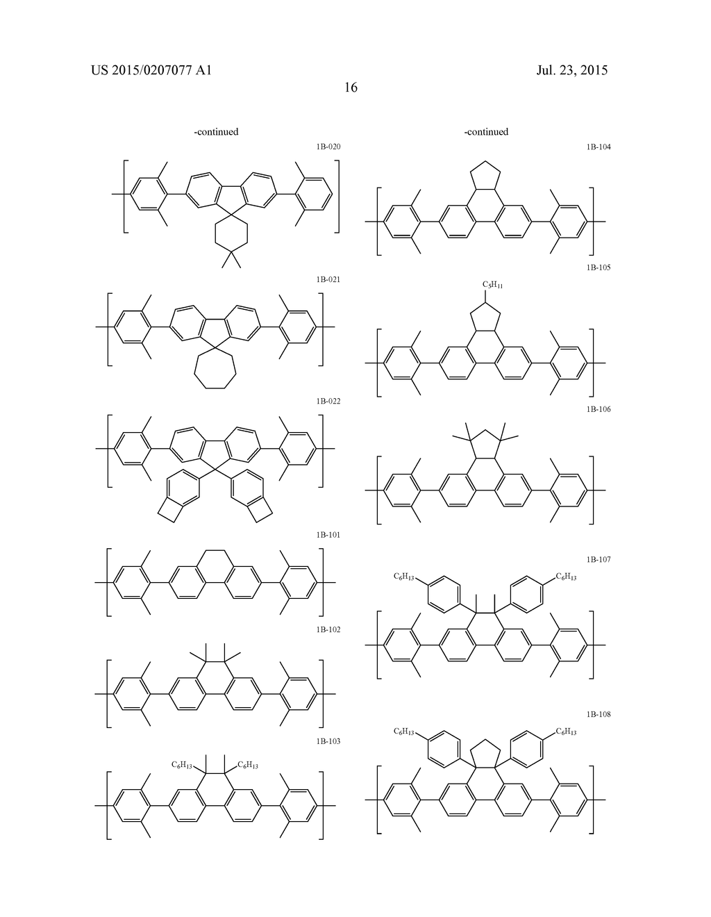 HIGH-MOLECULAR COMPOUND AND LIGHT-EMITTING ELEMENT USING SAME - diagram, schematic, and image 17