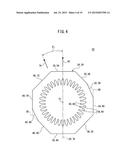 MOTOR PROVIDED WITH NONCIRCULAR STATOR CORE, APPARATUS FOR PRODUCTION OF     MOTOR, AND METHOD FOR PRODUCTION OF MOTOR diagram and image