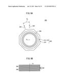 MOTOR PROVIDED WITH NONCIRCULAR STATOR CORE, APPARATUS FOR PRODUCTION OF     MOTOR, AND METHOD FOR PRODUCTION OF MOTOR diagram and image