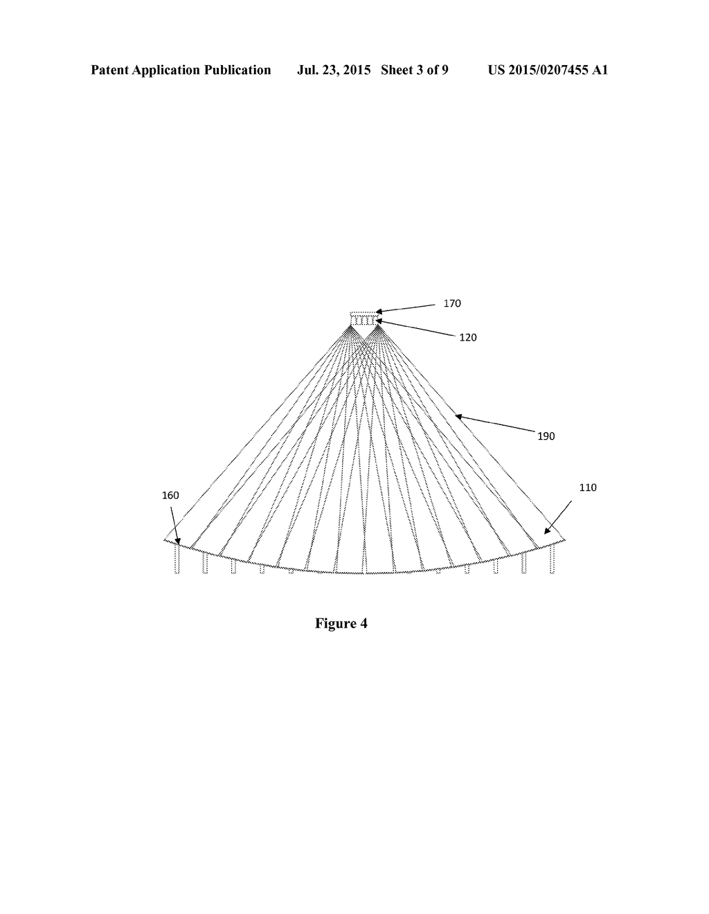 Dense-Array Concentrator Photovoltaic System Utilising Non-Imaging Dish     Concentrator And Array Of Crossed Compound Parabolic Concentrators - diagram, schematic, and image 04