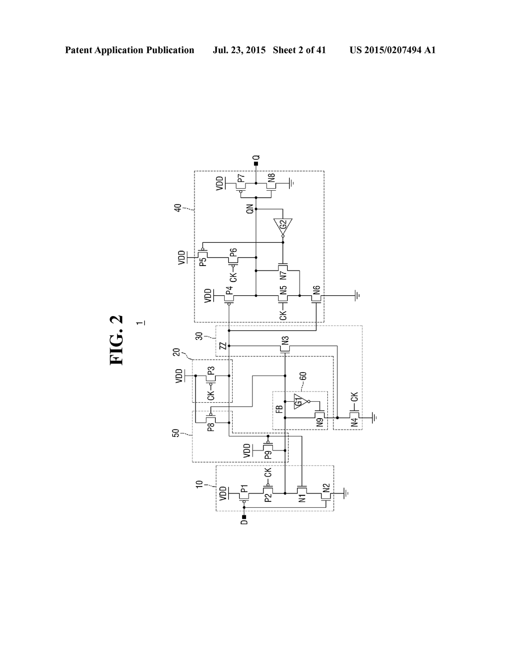 SEMICONDUCTOR CIRCUIT AND METHOD OF OPERATING THE CIRCUIT - diagram, schematic, and image 03