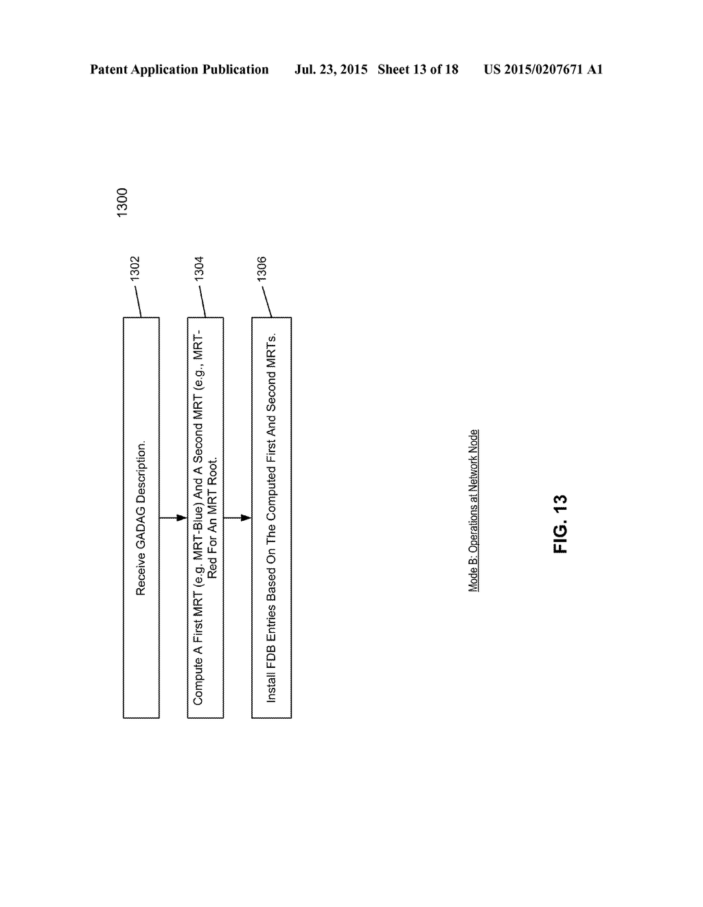 METHOD AND SYSTEM FOR DEPLOYING MAXIMALLY REDUNDANT TREES IN A DATA     NETWORK - diagram, schematic, and image 14