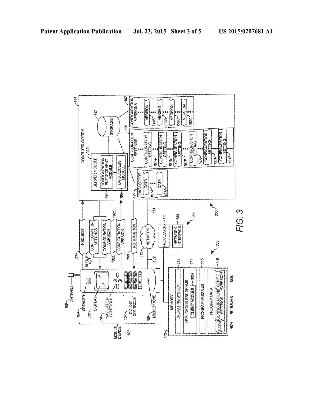 ENFORCING DEVICE SETTINGS FOR MOBILE DEVICES - diagram, schematic, and image 04