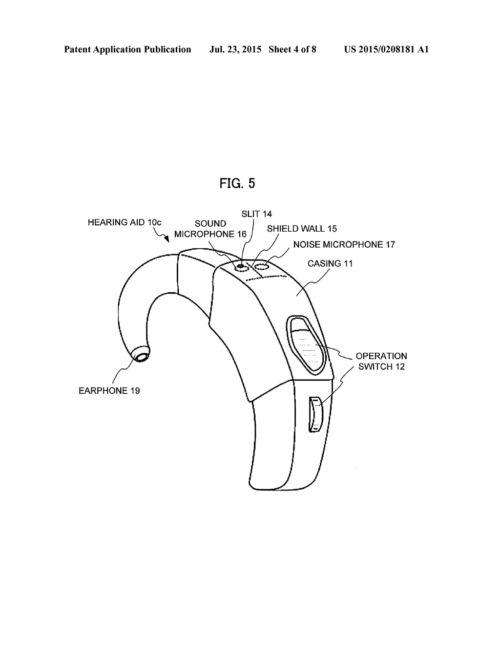 RUBBING SOUND PREVENTION HEARING AID - diagram, schematic, and image 05