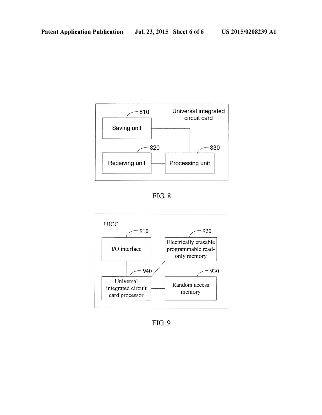 METHOD FOR IMPLEMENTING SIM CARD FUNCTION ON TERMINAL, TERMINAL, AND UICC - diagram, schematic, and image 07