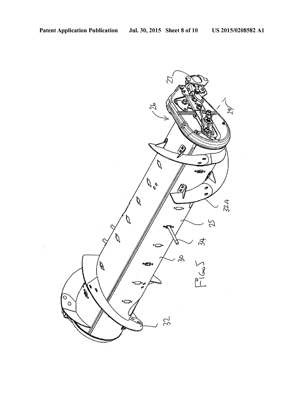 Finger Drive for a Crop Feed Roller - diagram, schematic, and image 09