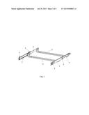 Slidable storage container and sliding mechanism diagram and image