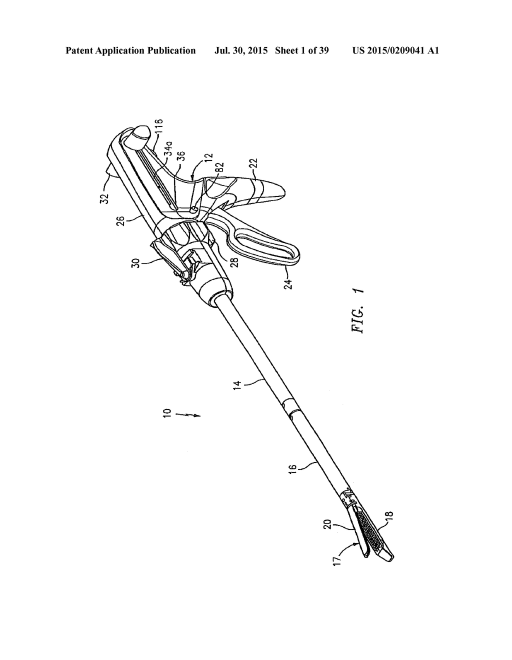 SURGICAL STAPLING APPARATUS INCLUDING SENSING MECHANISM - diagram, schematic, and image 02