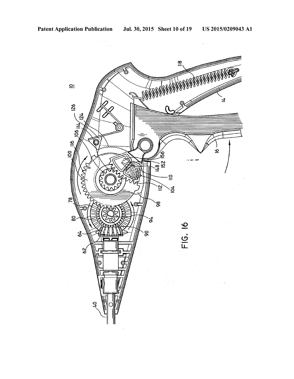 Coil fastener applier with flexible shaft - diagram, schematic, and image 11