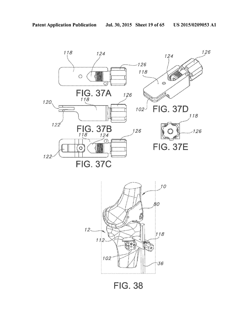 METHODS AND APPARATUS FOR PERFORMING KNEE ARTHROPLASTY - diagram, schematic, and image 20