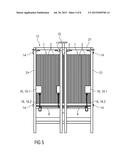 STACK OF MEMBRANE FILTER POCKETS COMMONLY POTTED AT THEIR CORNERS diagram and image