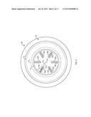 CO-INJECTION MOLDED MULTI-LAYER ARTICLE WITH INJECTION-FORMED APERTURE     BETWEEN GATE AREA AND PERIPHERAL EDGE diagram and image