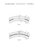 CO-INJECTION MOLDED MULTI-LAYER ARTICLE WITH INJECTION-FORMED APERTURE     BETWEEN GATE AREA AND PERIPHERAL EDGE diagram and image