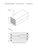 METHOD FOR PRODUCING HONEYCOMB DRIED BODY AND METHOD FOR MANUFACTURING     HONEYCOMB STRUCTURED BODY diagram and image