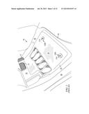 VEHICLE FLOOR COVER RETENTION SYSTEM AND DEVICE diagram and image