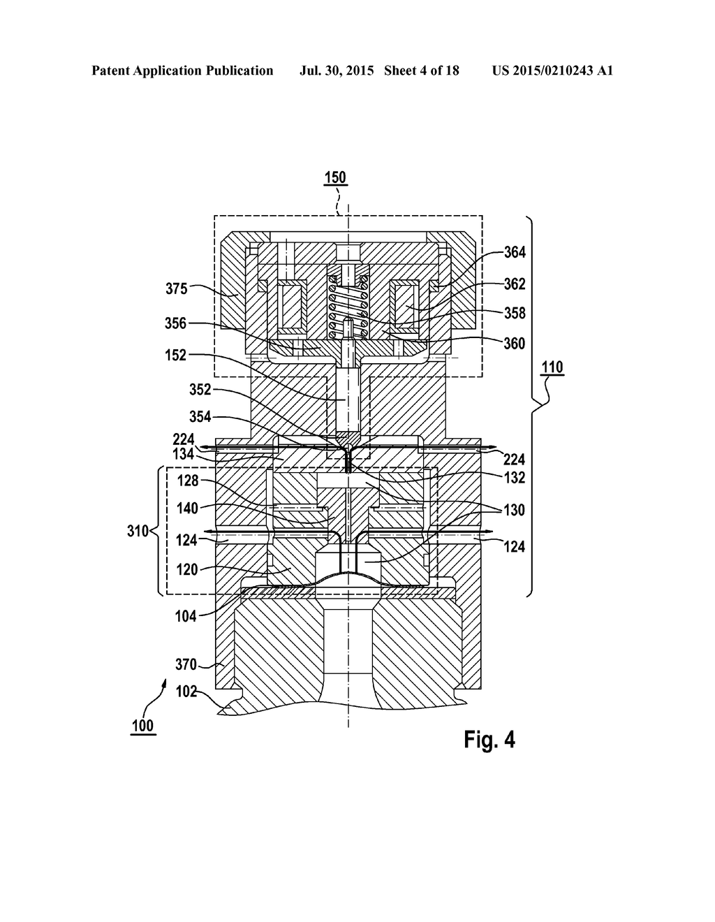 DEVICE AND METHOD FOR CONTROLLING A VOLUME FLOW OF A STORED PRESSURIZED     MEDIUM FOR THE PURPOSE OF ACTIVATING AN IMPACT PROTECTION DEVICE AS WELL     AS A DEVICE FOR ACTIVATING AN IMPACT PROTECTION DEVICE - diagram, schematic, and image 05