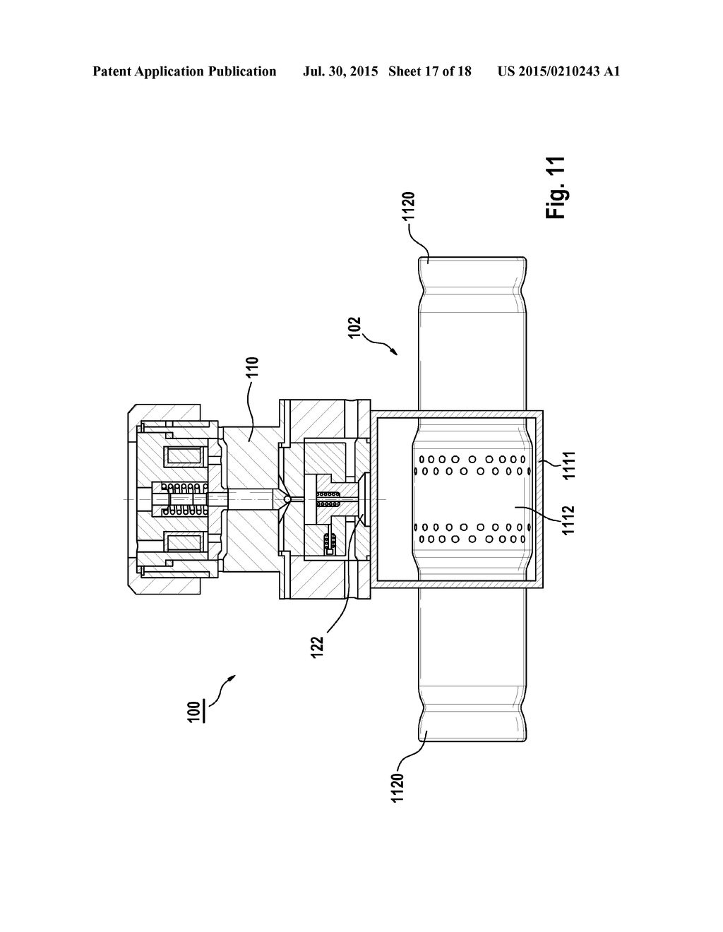 DEVICE AND METHOD FOR CONTROLLING A VOLUME FLOW OF A STORED PRESSURIZED     MEDIUM FOR THE PURPOSE OF ACTIVATING AN IMPACT PROTECTION DEVICE AS WELL     AS A DEVICE FOR ACTIVATING AN IMPACT PROTECTION DEVICE - diagram, schematic, and image 18