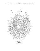 ROTATABLE ANNULAR BICYCLE COMPONENT AND BICYCLE REAR SPROCKET diagram and image