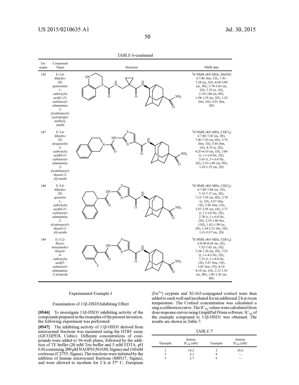 NOVEL COMPOUND HAVING ABILITY TO INHIBIT 11B-HSD1 ENZYME OR     PHARMACEUTICALLY ACCEPTABLE SALT THEREOF, METHOD FOR PRODUCING SAME, AND     PHARMACEUTICAL COMPOSITION CONTAINING SAME AS ACTIVE INGREDIENT - diagram, schematic, and image 51