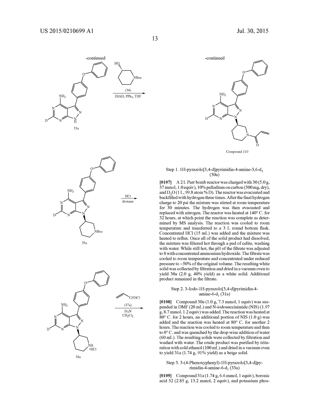 Deuterated Ibrutinib - diagram, schematic, and image 14