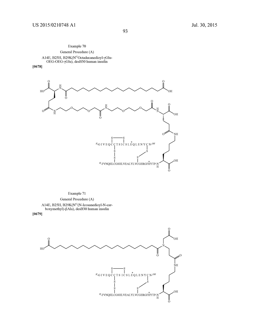 PROTEASE STABILIZED ACYLATED INSULIN ANALOGUES - diagram, schematic, and image 100