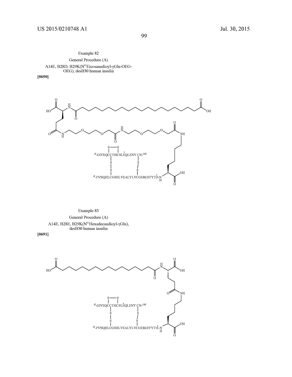 PROTEASE STABILIZED ACYLATED INSULIN ANALOGUES - diagram, schematic, and image 106