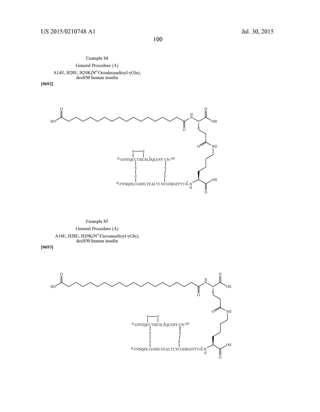 PROTEASE STABILIZED ACYLATED INSULIN ANALOGUES - diagram, schematic, and image 107