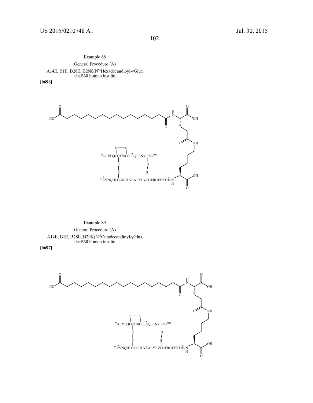 PROTEASE STABILIZED ACYLATED INSULIN ANALOGUES - diagram, schematic, and image 109