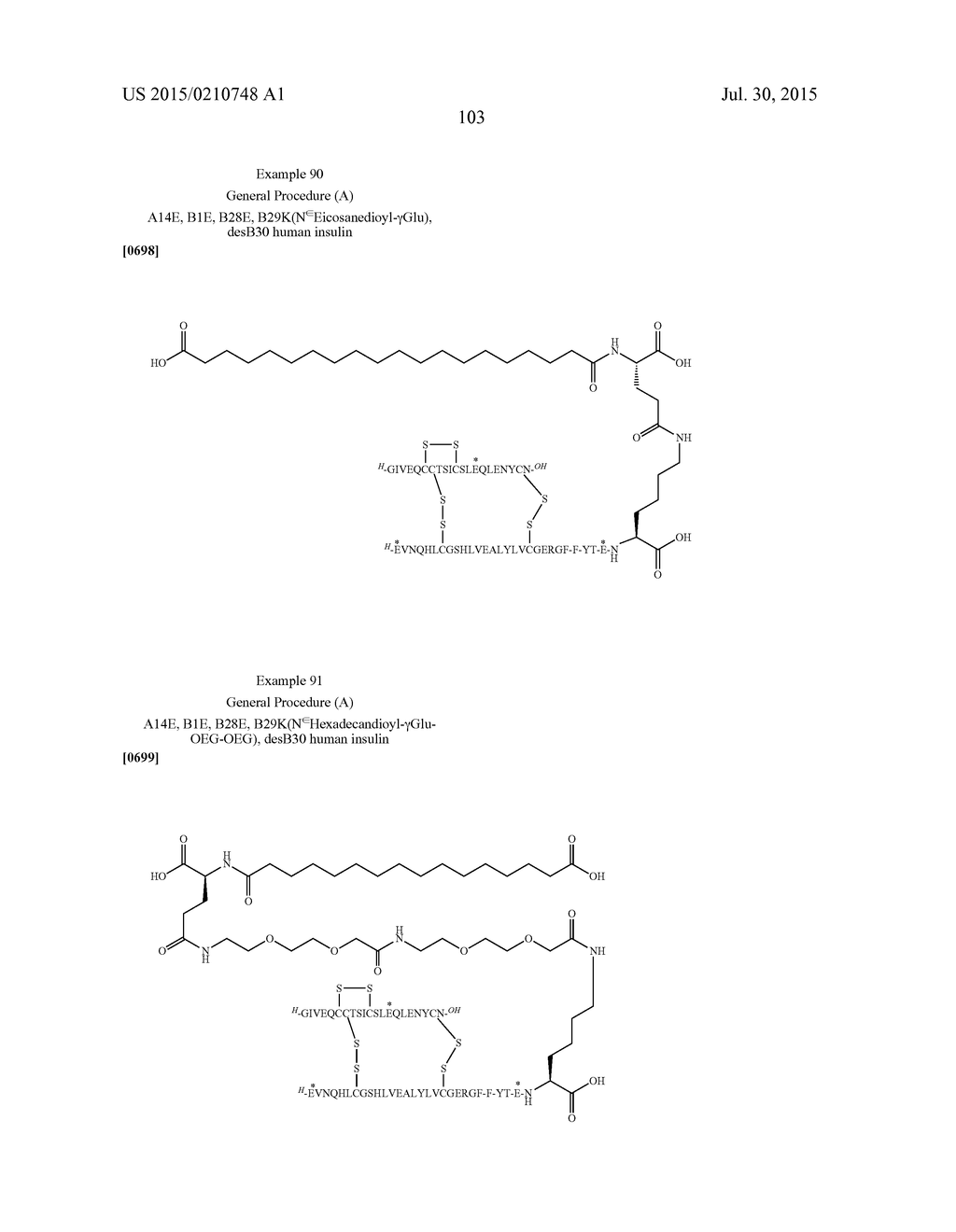 PROTEASE STABILIZED ACYLATED INSULIN ANALOGUES - diagram, schematic, and image 110