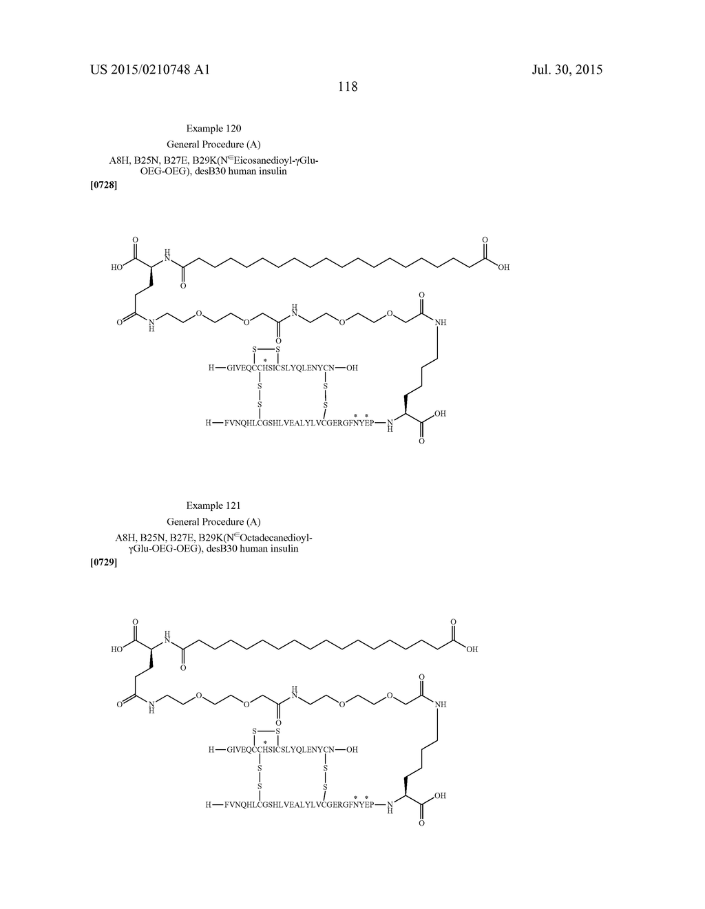 PROTEASE STABILIZED ACYLATED INSULIN ANALOGUES - diagram, schematic, and image 125