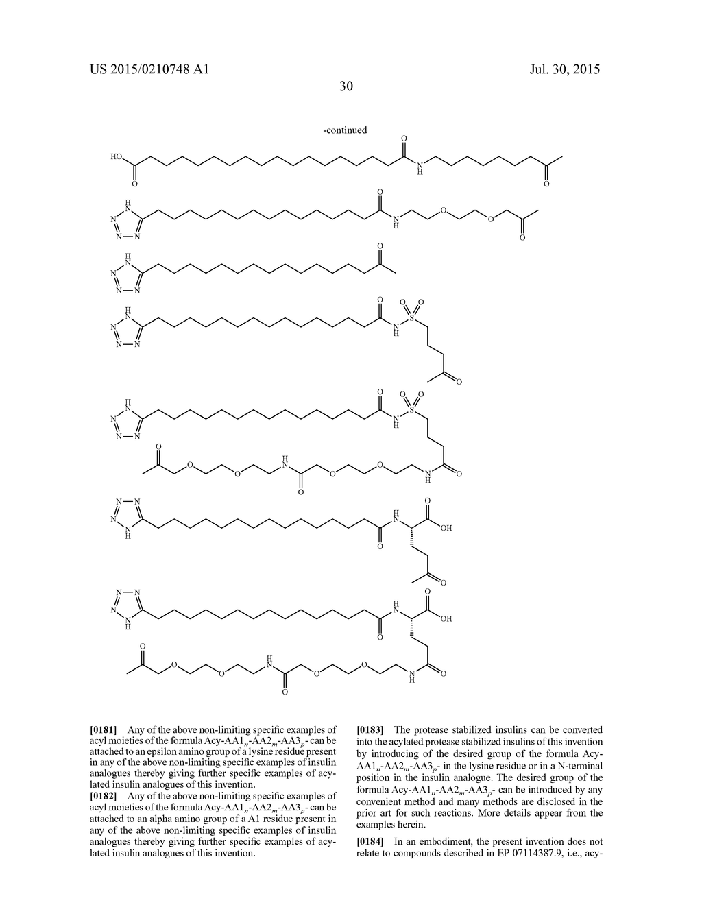 PROTEASE STABILIZED ACYLATED INSULIN ANALOGUES - diagram, schematic, and image 37