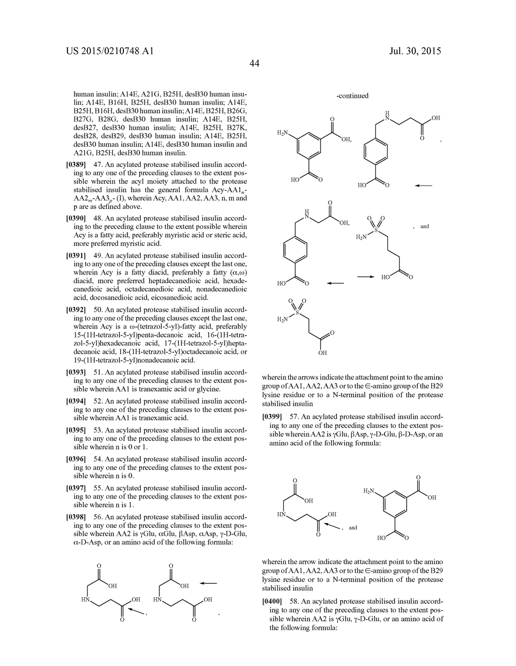 PROTEASE STABILIZED ACYLATED INSULIN ANALOGUES - diagram, schematic, and image 51