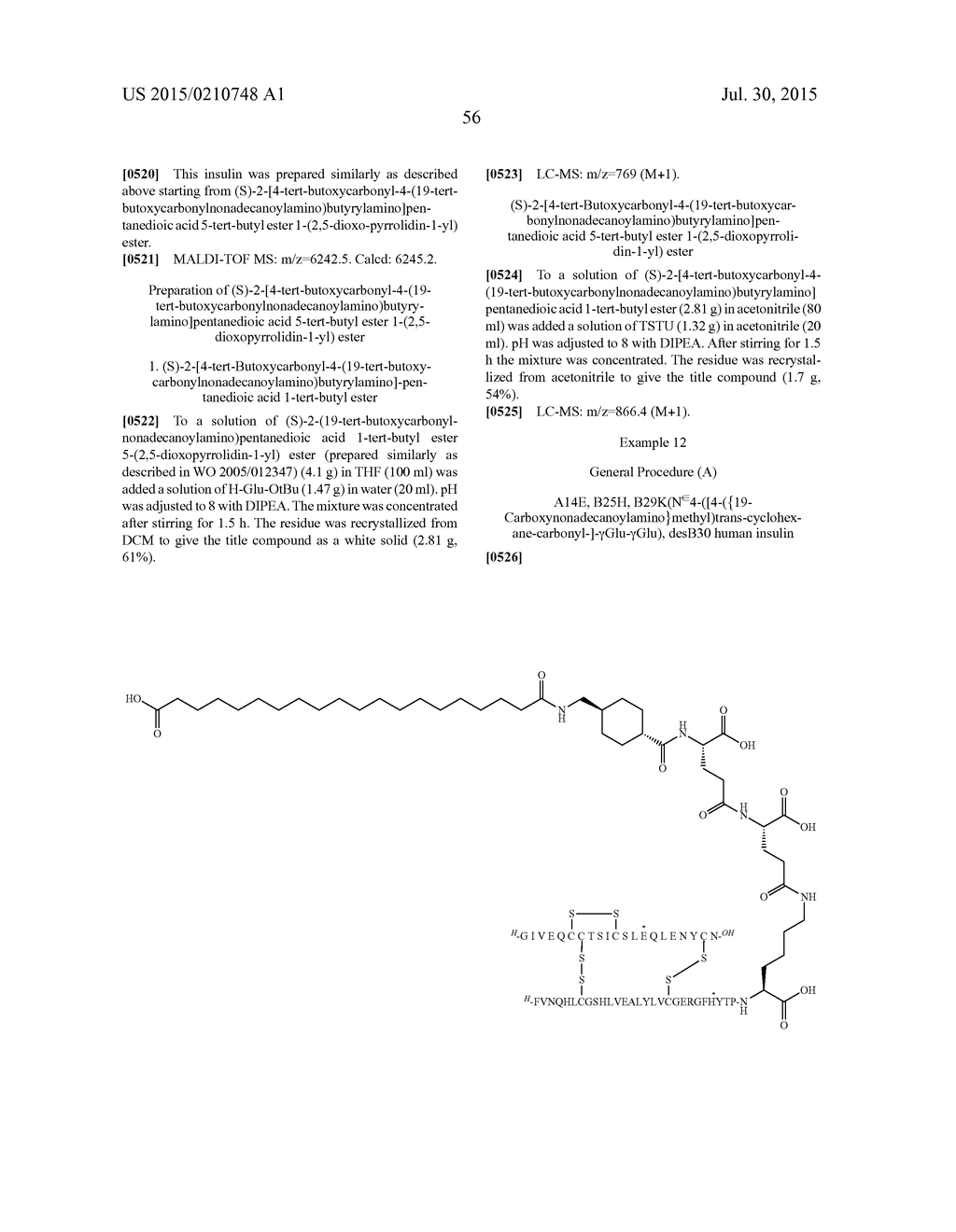 PROTEASE STABILIZED ACYLATED INSULIN ANALOGUES - diagram, schematic, and image 63