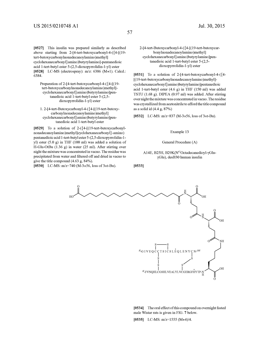 PROTEASE STABILIZED ACYLATED INSULIN ANALOGUES - diagram, schematic, and image 64