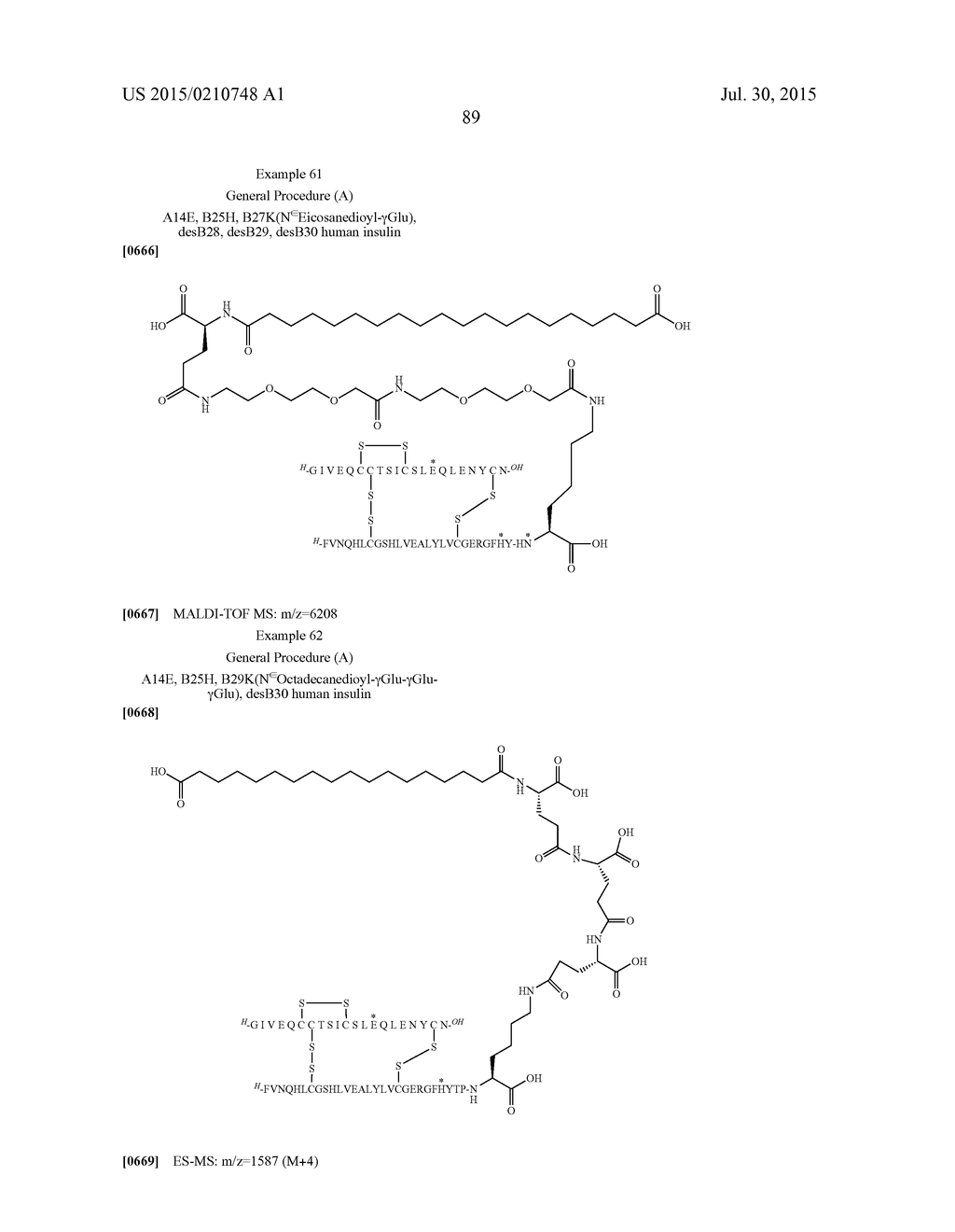 PROTEASE STABILIZED ACYLATED INSULIN ANALOGUES - diagram, schematic, and image 96