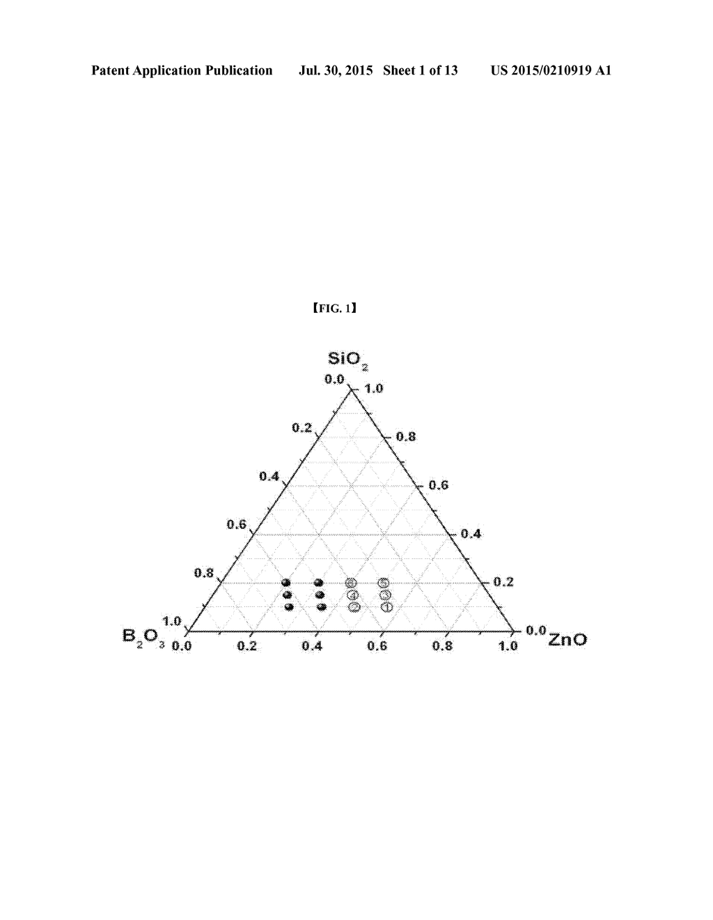 GLASS COMPOSITION FOR PHOTO-CONVERSION MEMBER AND CERAMIC PHOTO-CONVERSION     MEMBER USING THE SAME - diagram, schematic, and image 02