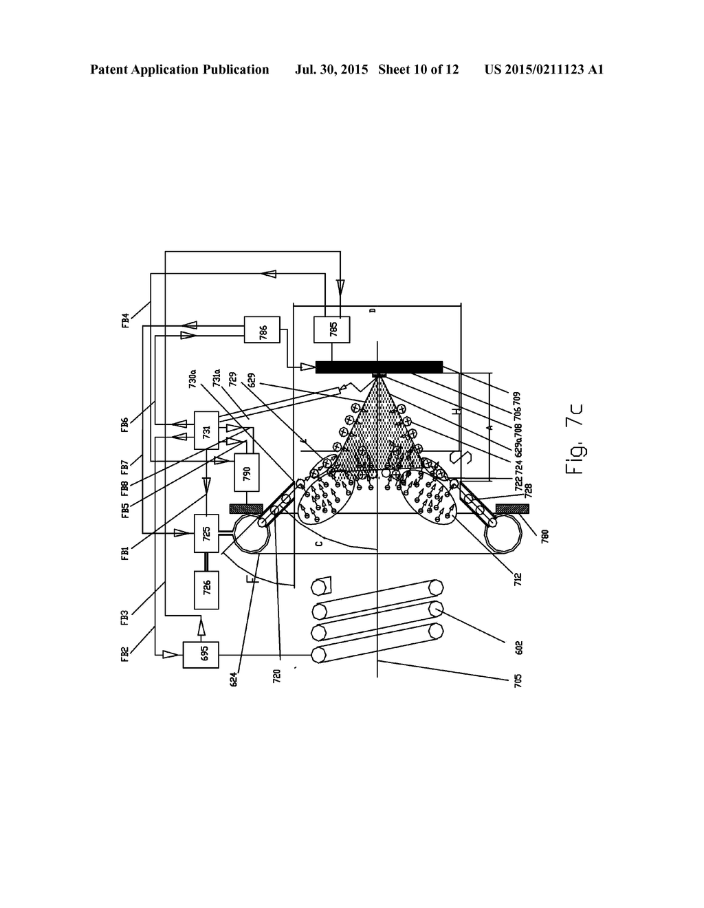 TORCH SYSTEM FOR DEPOSITING PROTECTIVE COATINGS ON INTERIOR WALLS AND     RECESSES PRESENT ON THE FLAT SURFACE OF AN OBJECT - diagram, schematic, and image 11