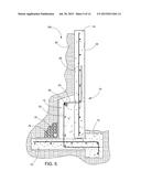 PRE-CAST DECORATIVE RETAINING WALL SYSTEM diagram and image