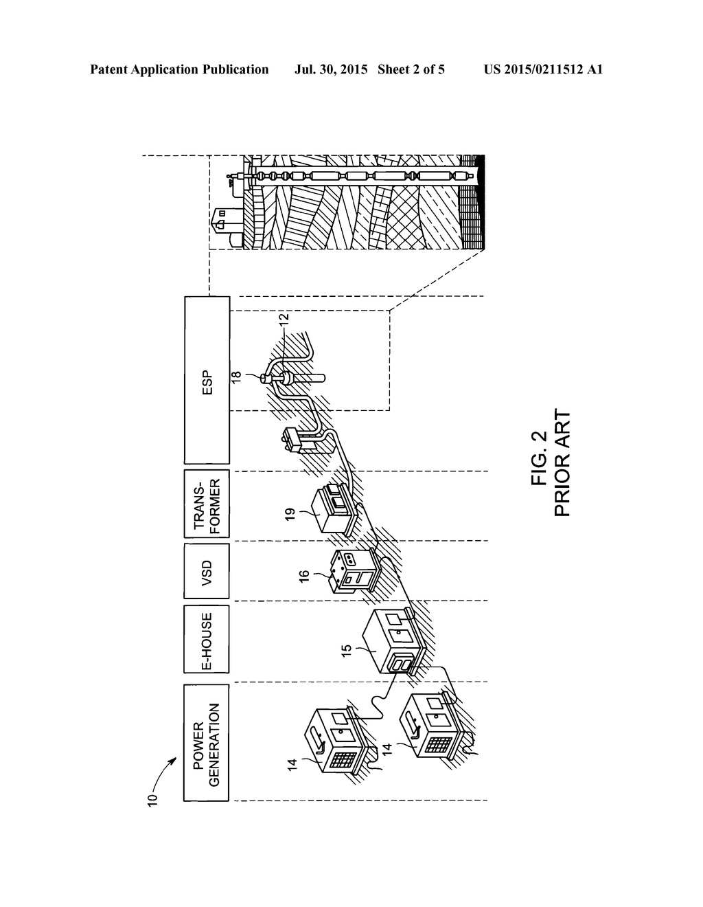 SYSTEM AND METHOD FOR DRIVING MULTIPLE PUMPS ELECTRICALLY WITH A SINGLE     PRIME MOVER - diagram, schematic, and image 03